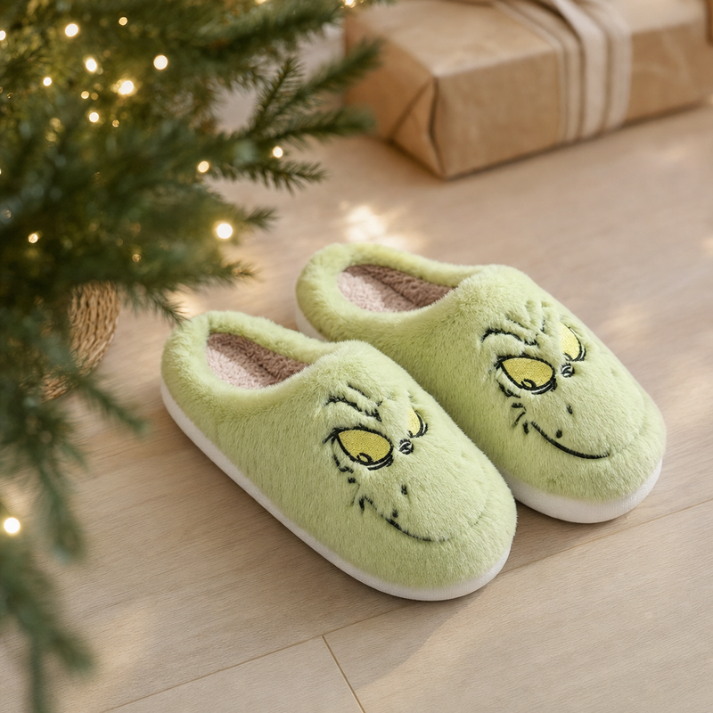 Pantuflas El Grinch