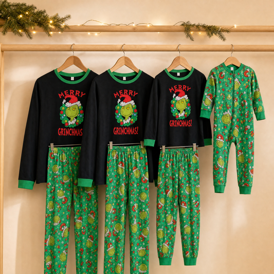 Pijama Familiar El Grinch