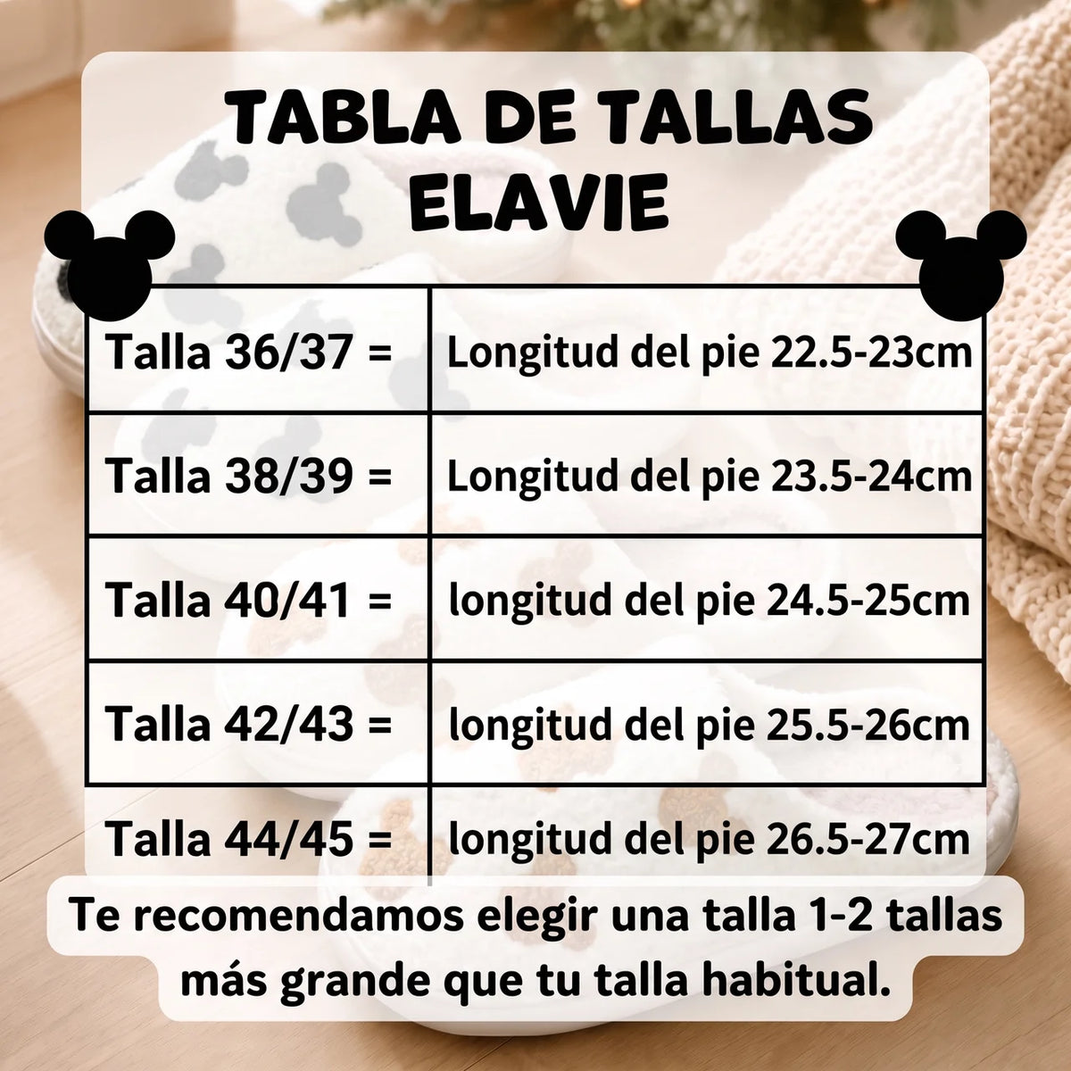 Pantuflas Mickey