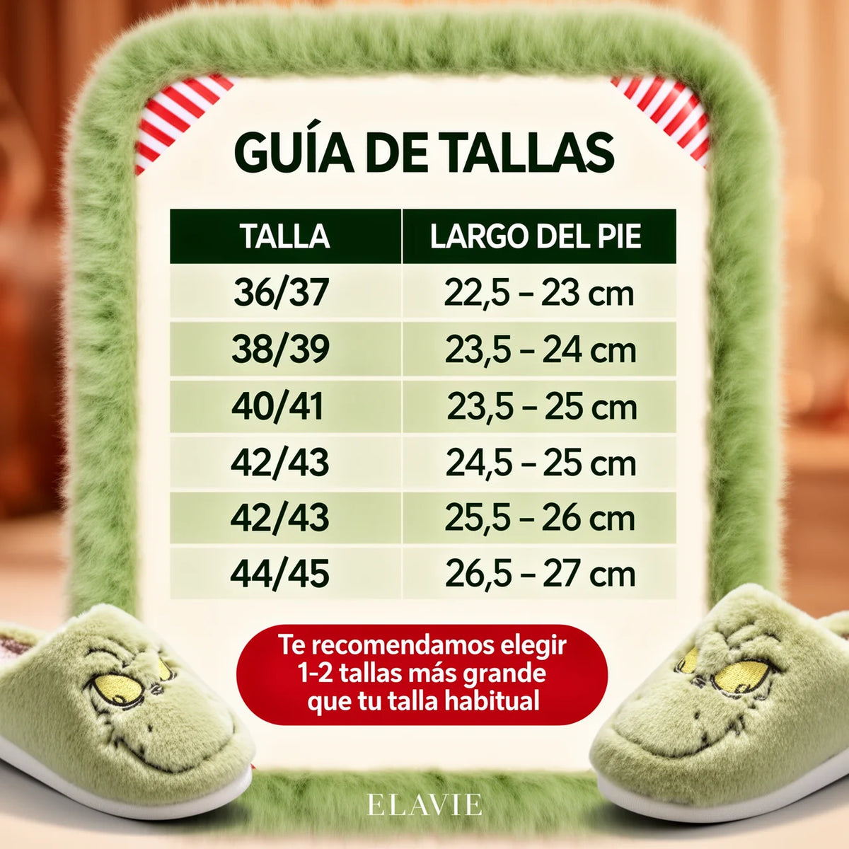 Pantuflas El Grinch